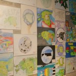 Joonistusvõistluse "Eesti maailmakaardil" tööde näitus